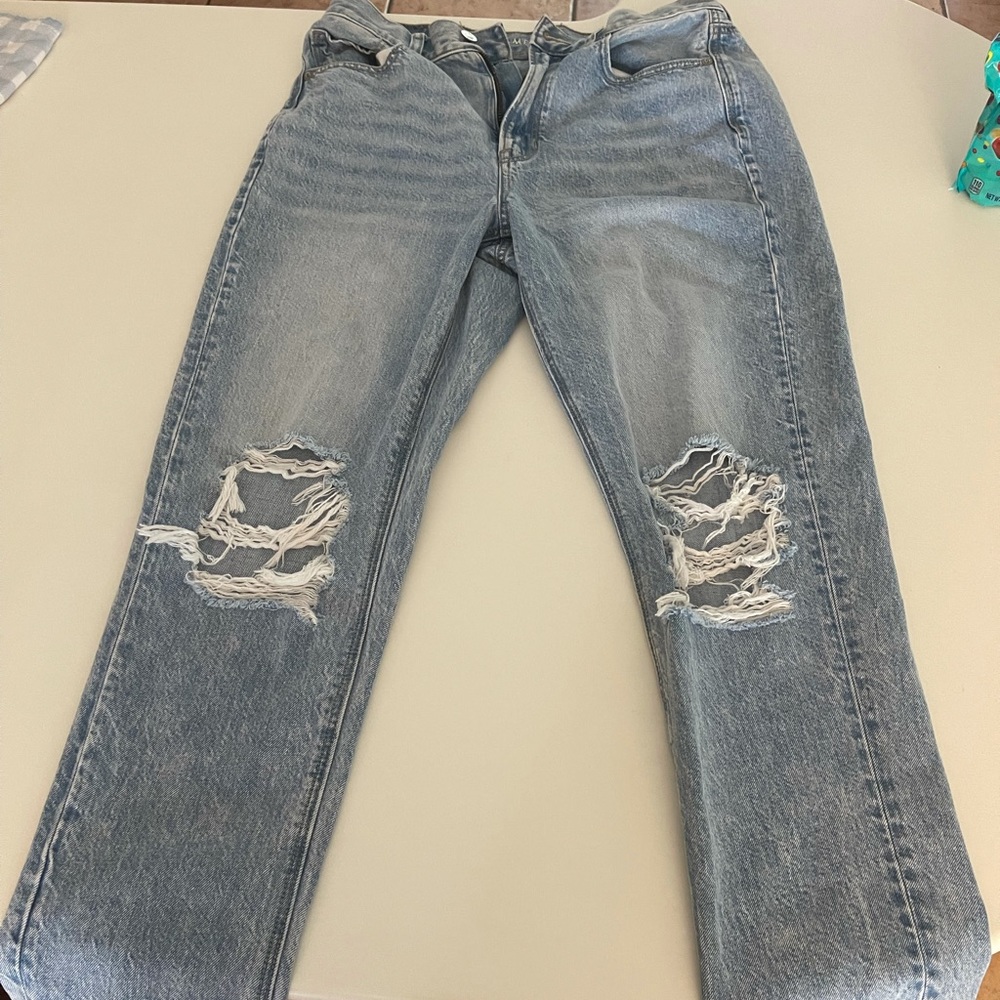 AE mom jeans